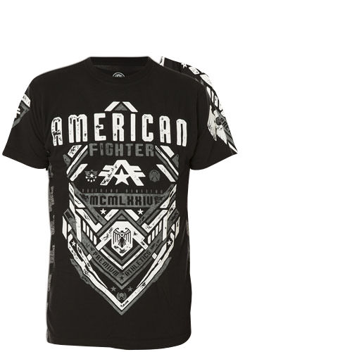 black american fighter shirt