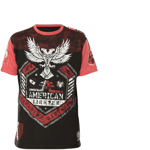 American Fighter Woodbury With A Multicoloured Logo Print