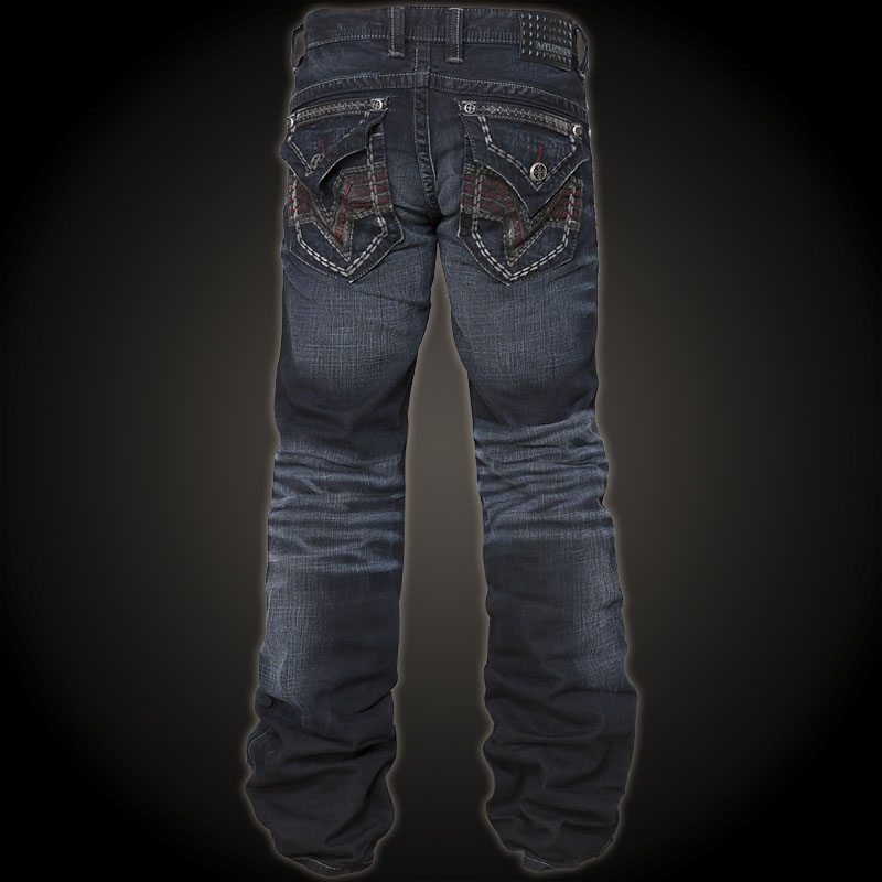 Affliction Jeans Blake Reworx Flap Vigilante - Jeans with pockets and ...