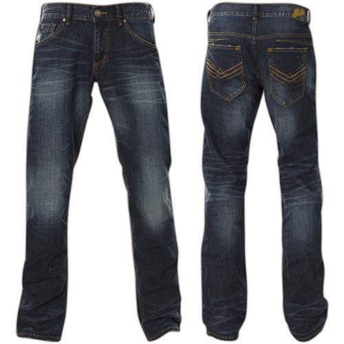 Affliction Jeans Ace Ascended Tacoma with decorative seams