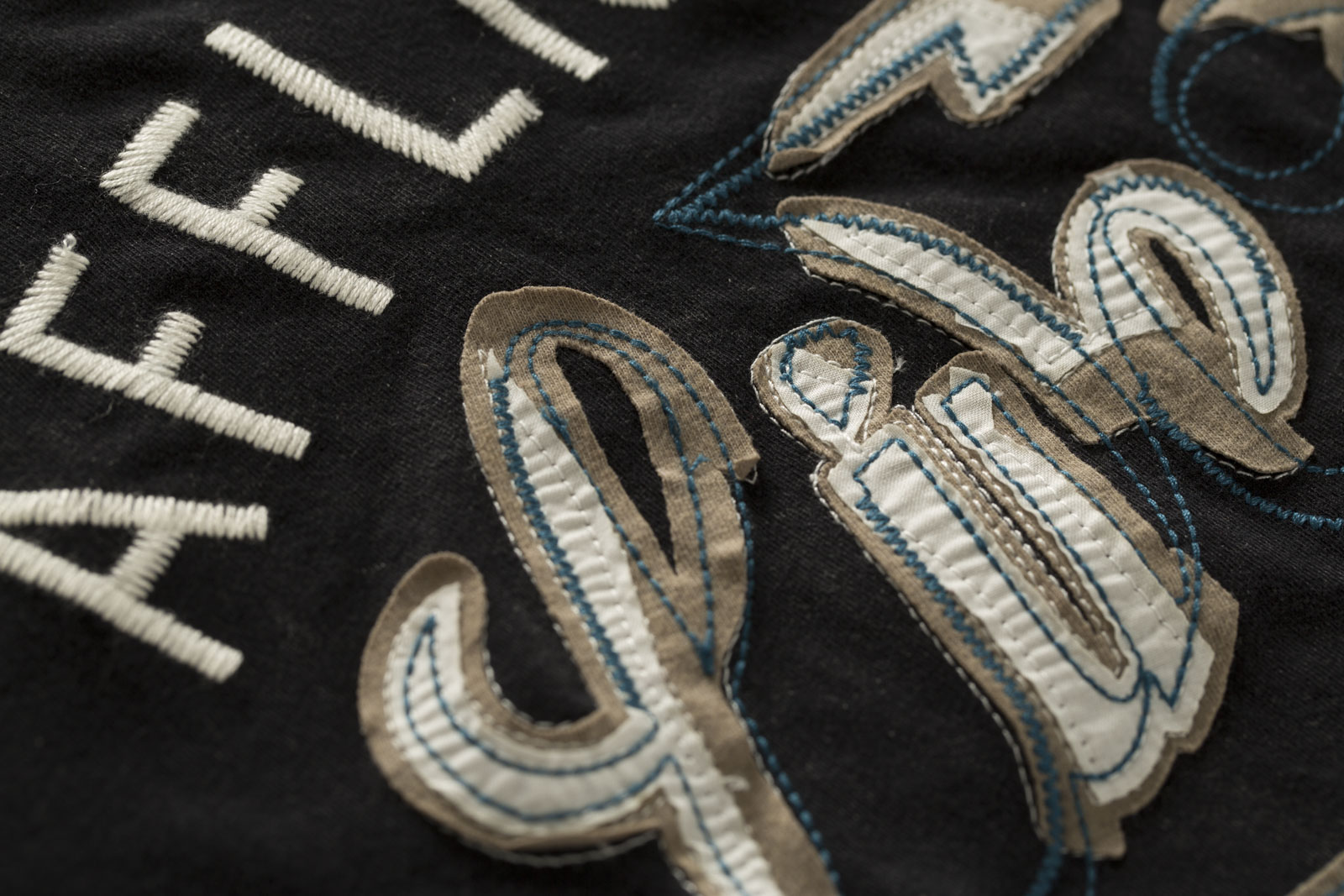 Affliction Thermal Motors Church Stitch with embroidered lettering