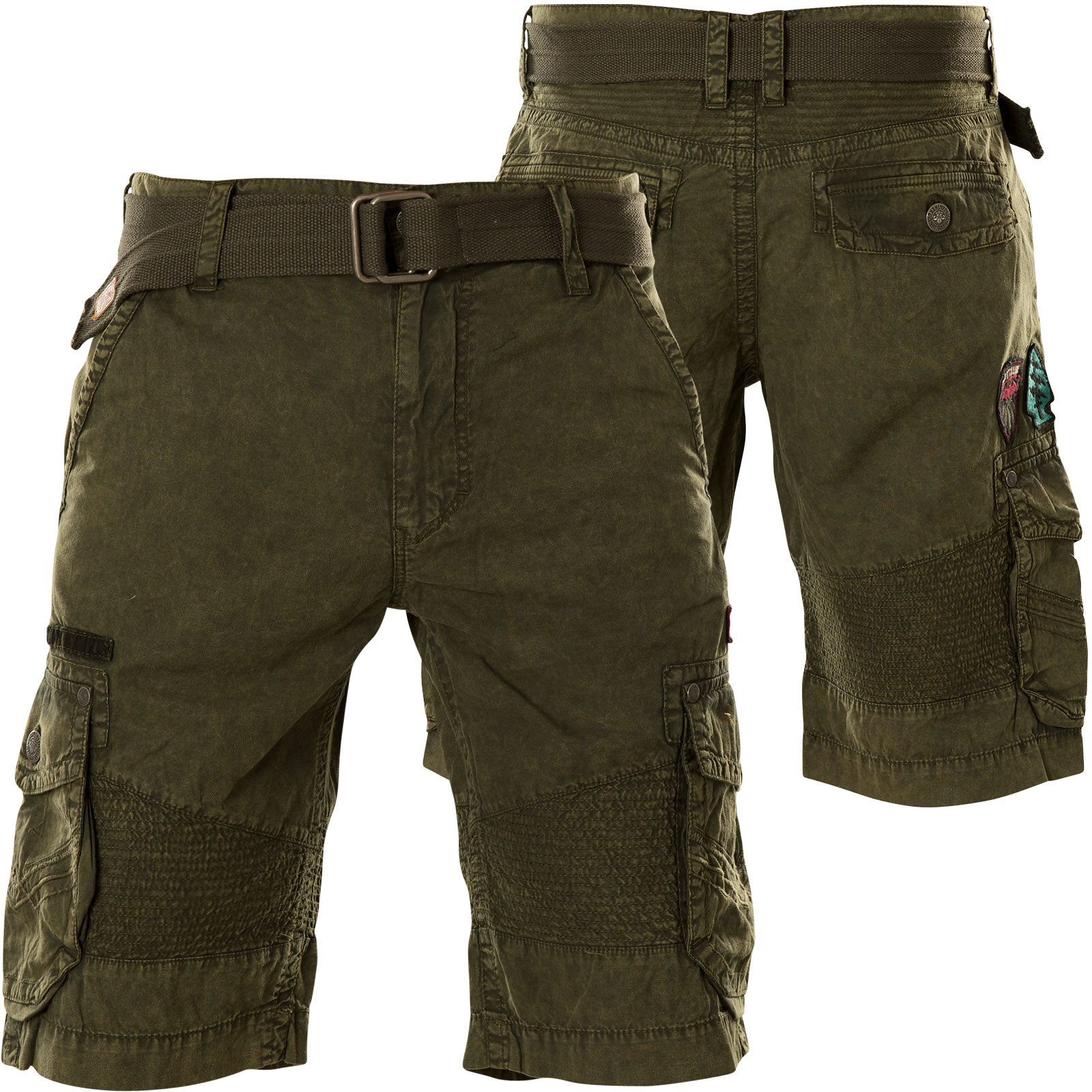 Clothing Affliction Shorts Hayden Green Clothing, Shoes & Accessories