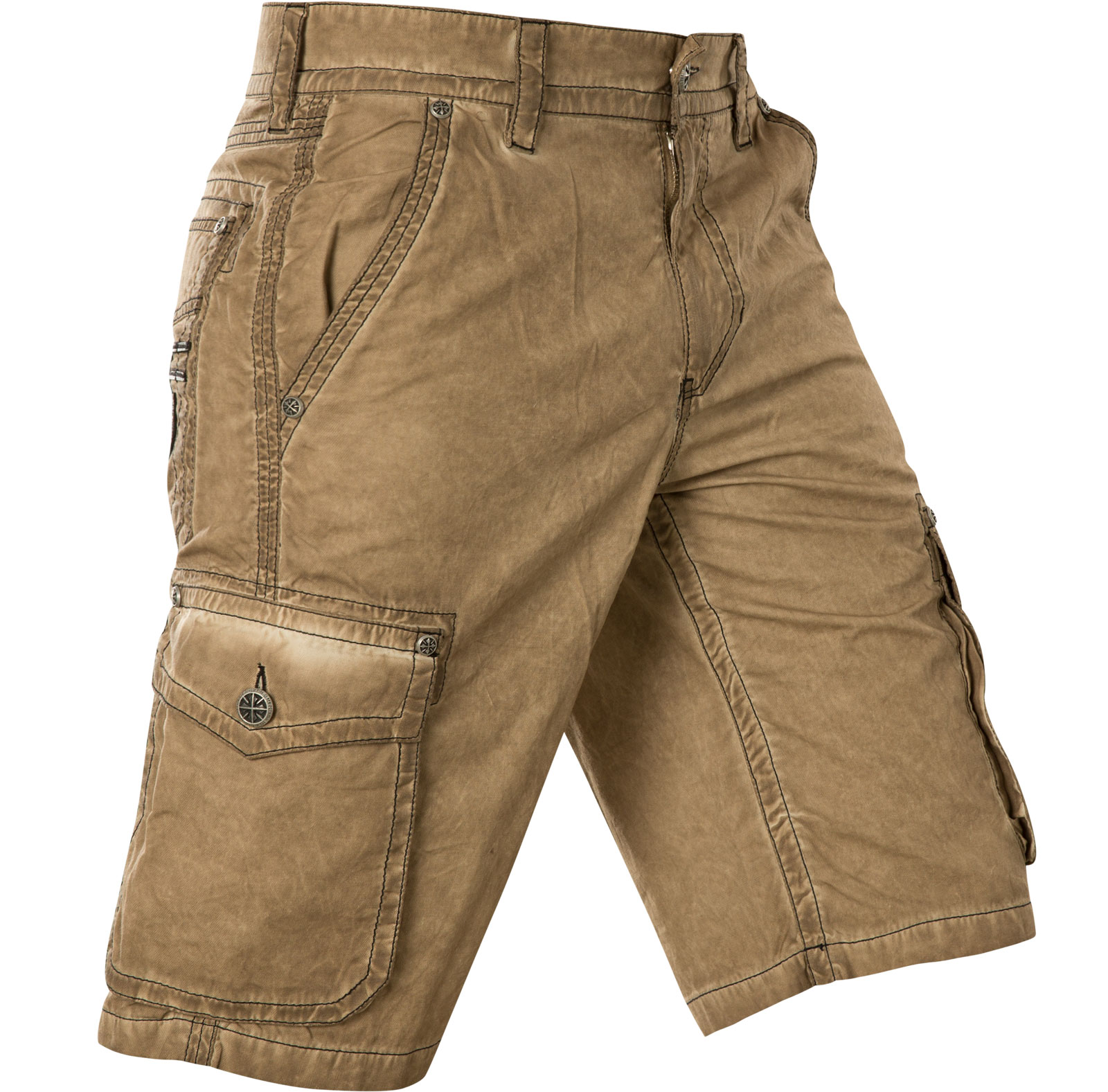 Affliction Aldrich Cargo with faux leather application