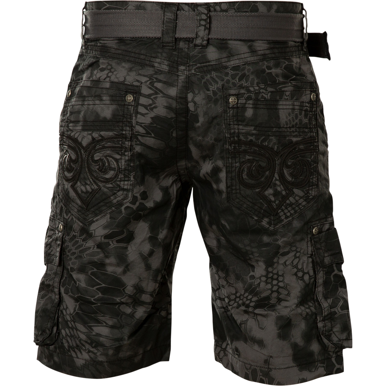 Affliction Noble Cargo Shorts with all over print