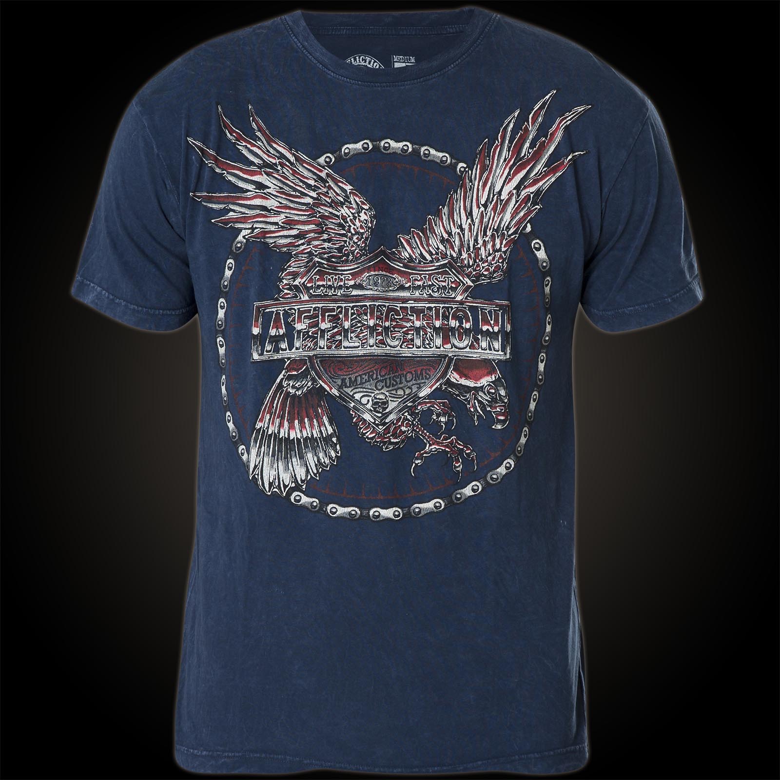 Affliction AC Raptor T-shirt featuring a large bird of prey
