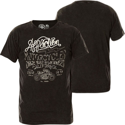 Affliction Twisted Speed Stitch T-Shirt featuring a unique embroidery
