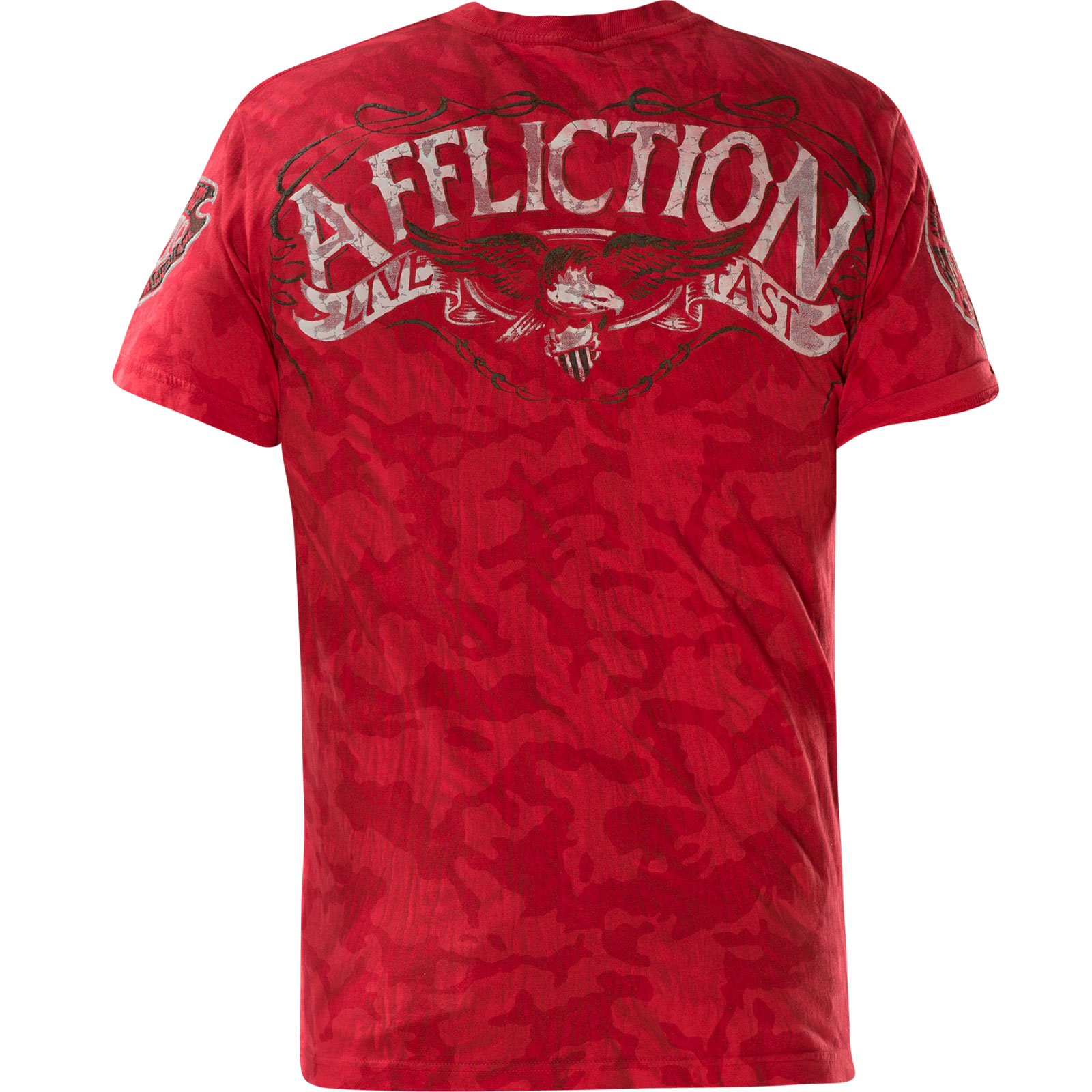 Affliction Prohibition T-Shirt Print featuring a heraldric animal