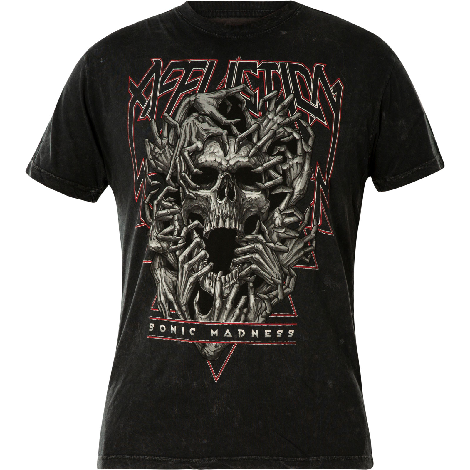 Affliction Sonic Madness T-Shirt Print with skull