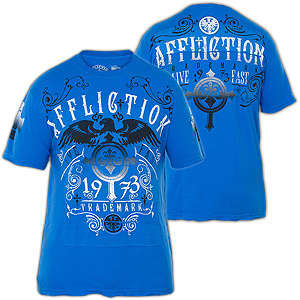 Affliction Conviction T-Shirt - Shirt with fabric applications and ...