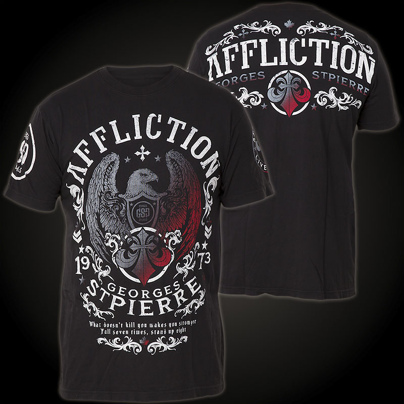 Affliction T-Shirt GSP Virtue - Signature Series T-Shirt of Georges St ...