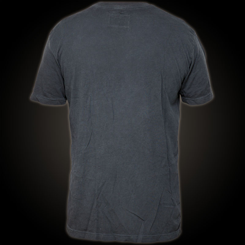 Affliction T-Shirt Standard in Dark Grey - T-Shirt with a patch