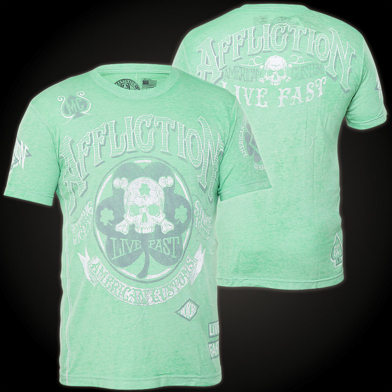 Affliction T-Shirt AC Ides Of March - Shirt with print designs and patch