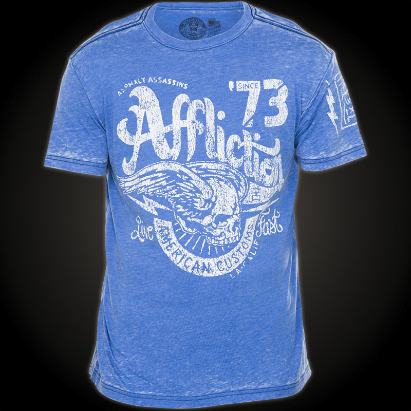 Affliction AC Assassins - T-Shirt with striking prints and contrasting ...