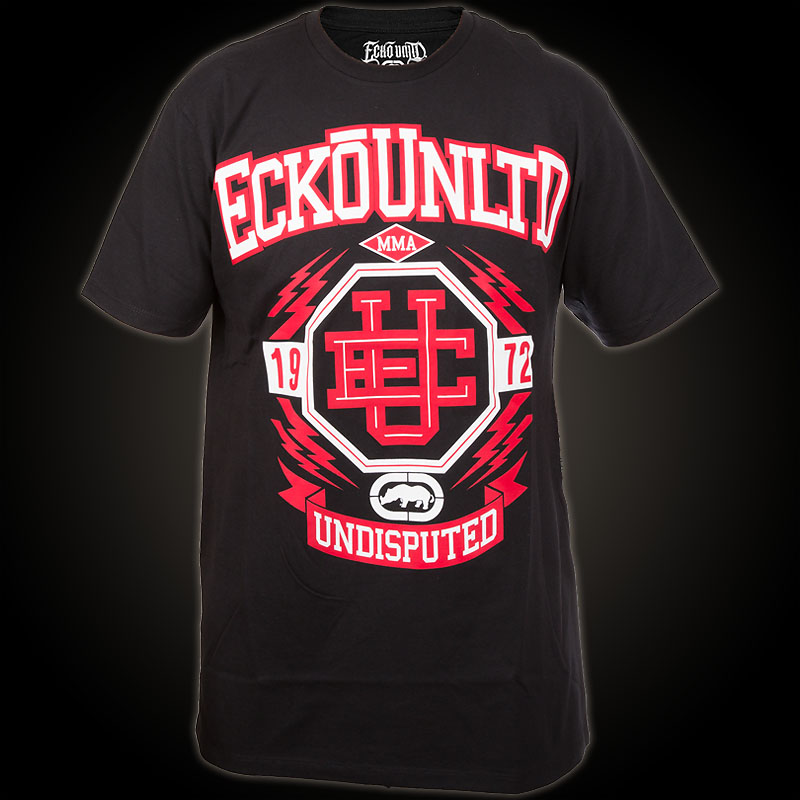 Ecko Unltd. MMA T-Shirt Cage Varsity. Black T-Shirt features large ...
