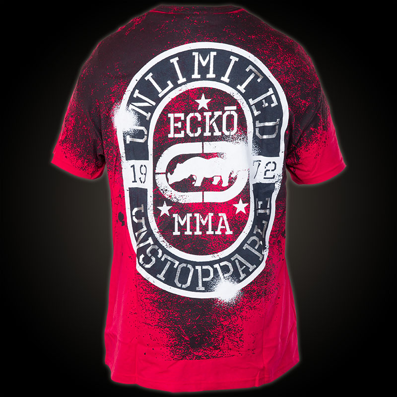 Ecko Unltd. MMA T-Shirt Axed - Shirt with print designs and silver foil ...