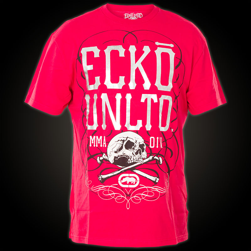 Ecko Unltd. MMA T-Shirt Skull & Bones - Shirt with large prints and ...