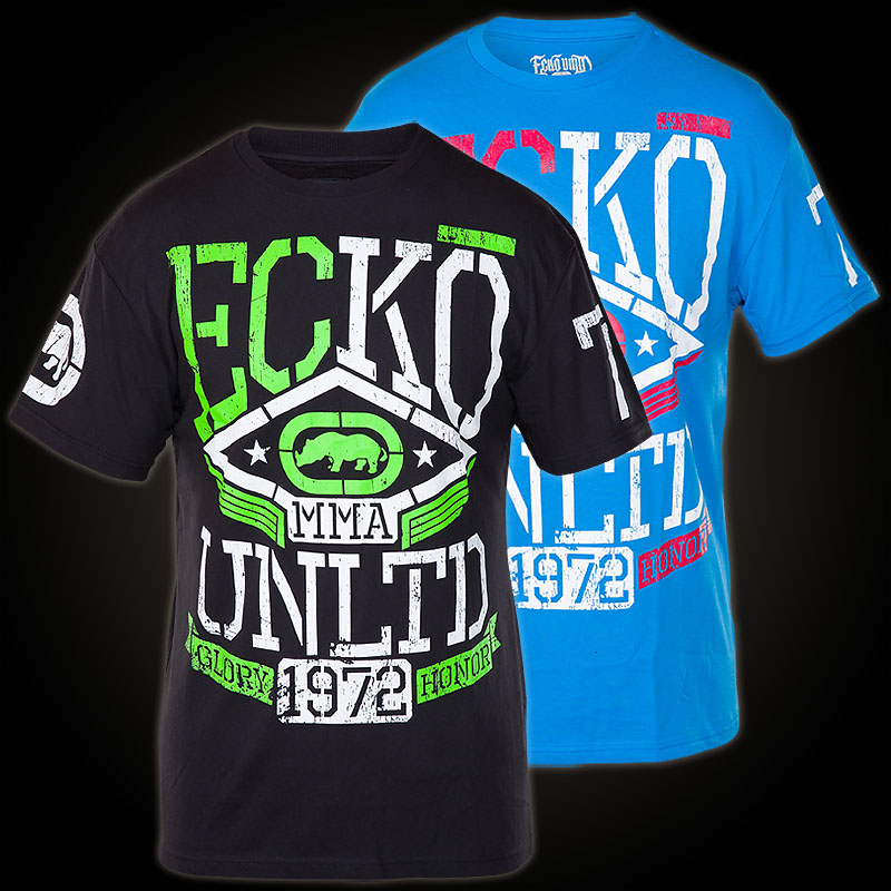Ecko Unltd. MMA T-Shirt Squad - Shirt with numerous print designs