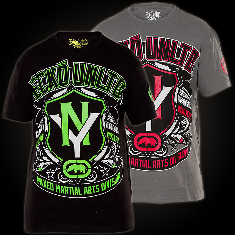 Ecko Unltd. MMA T-Shirt Heads up - Shirt with coloured print designs ...