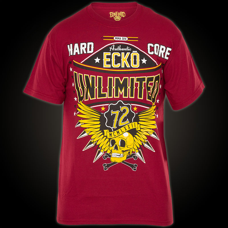 Ecko Unltd. MMA T-Shirt Hardcore. - Shirt with lettering and print with ...