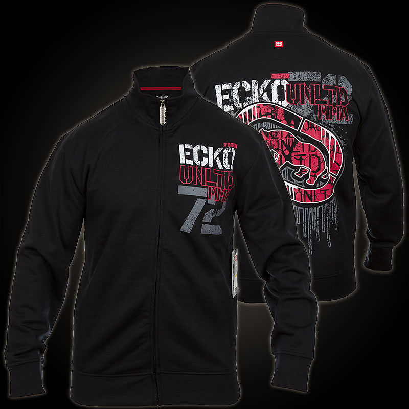 Ecko Unltd. MMA Sweatjacket New Drip Track. Black Track Jacket features ...