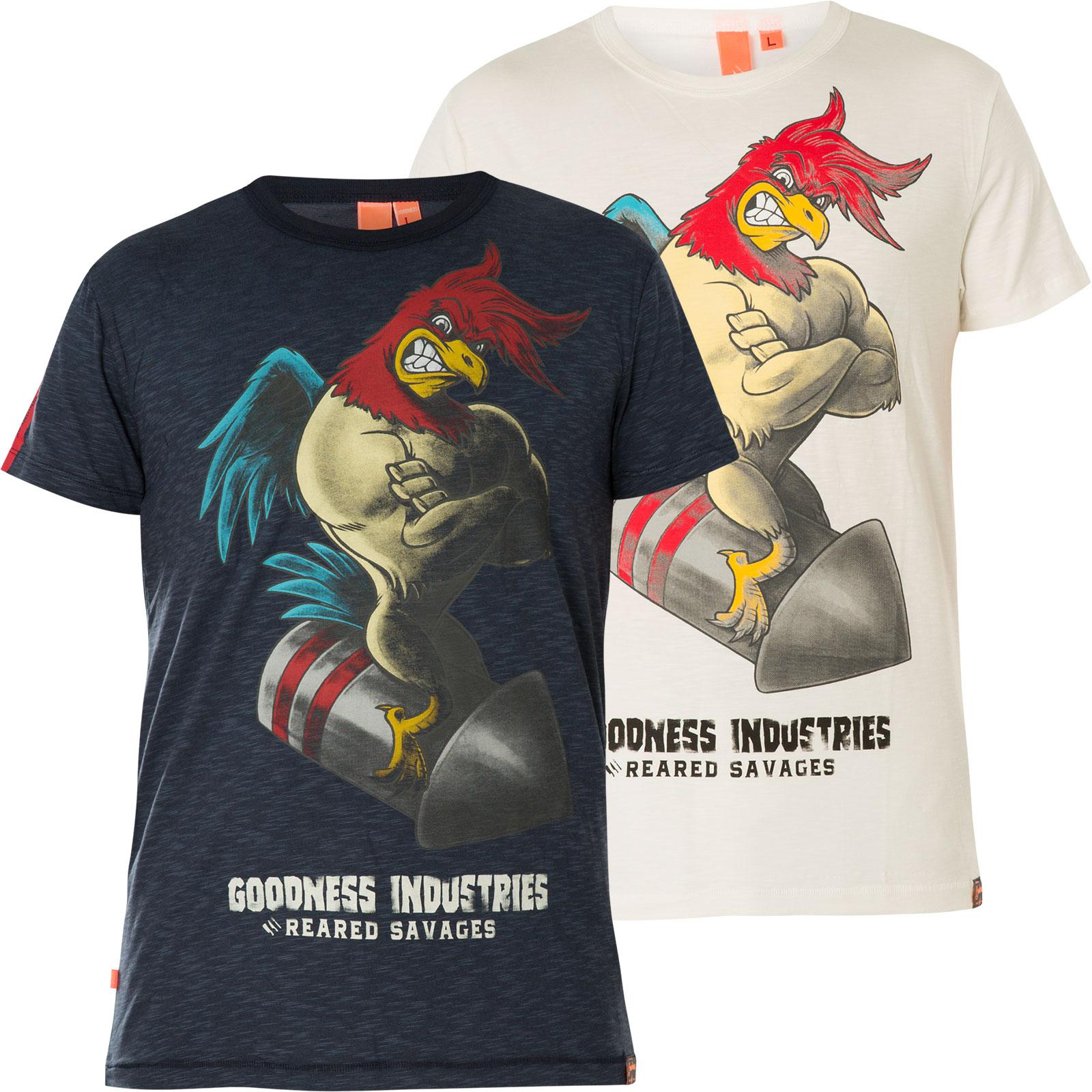 Goodness Industries T Shirt Gn 542 With Cocks Print