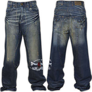 Gorilla Unit BSA Jeans - Jeans with a print and further details