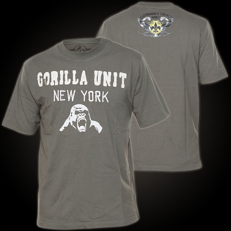 Gorilla Unit T-Shirt New York. - Shirt with patches, embroidery and a ...