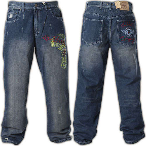 G-Unit jeans GU Skull with embroidering and a print