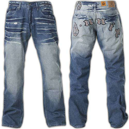 G-Unit jeans Hydraulic with patches and rivets