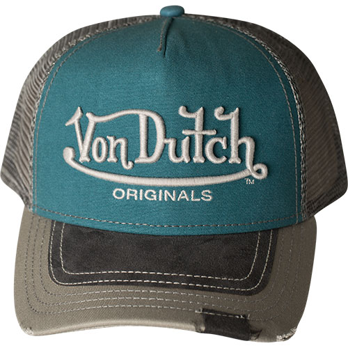 Logo VDHT 010 Premium Trucker Cap by Von Dutch Cap with increased 3D ...