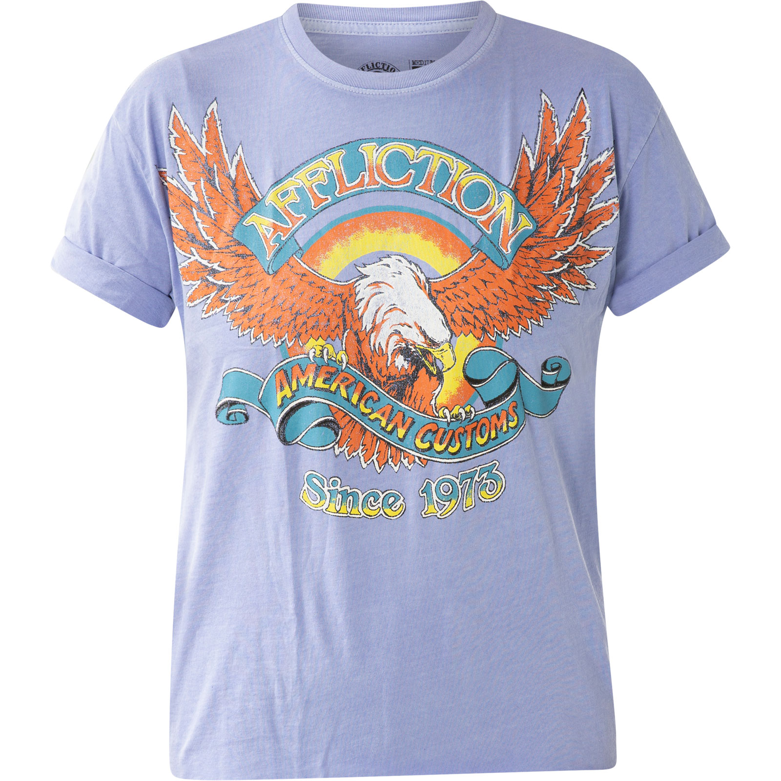 Affliction AC Eagle Clutch T-Shirt Print with bird