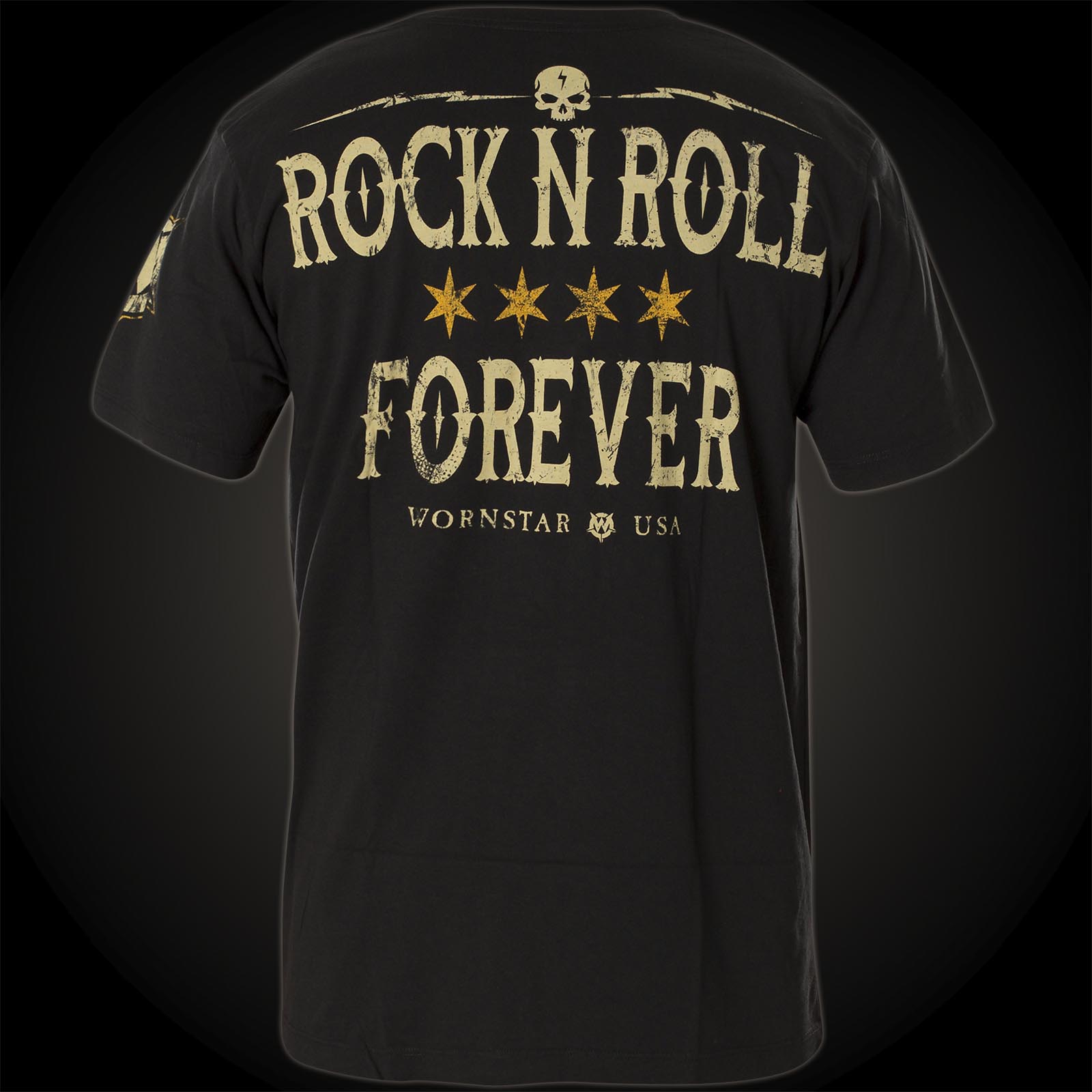 Wornstar Clothing Rock N Roll Forever Cut Tee