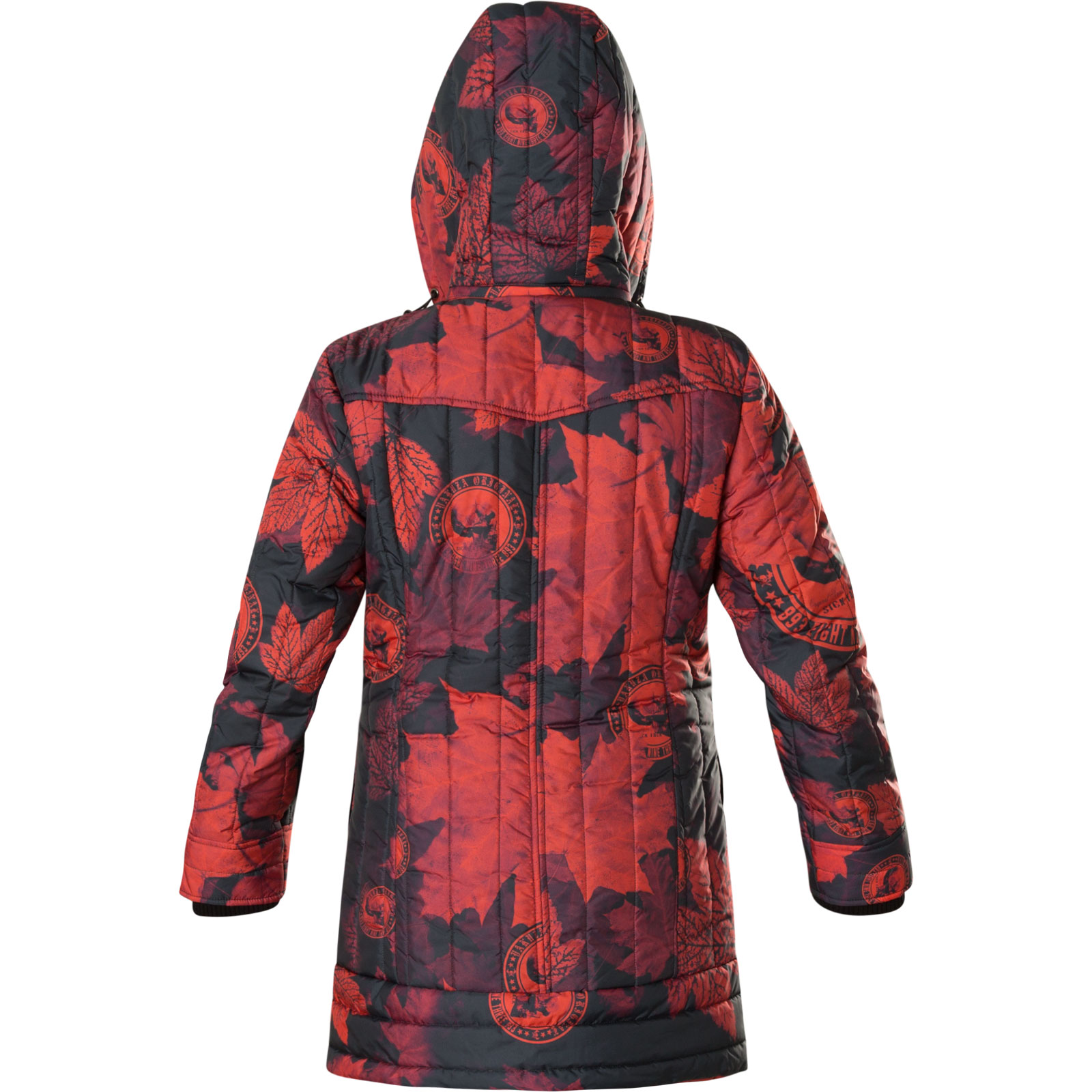 Yakuza Fallen Leafs Parka Jacket GJB-12146 with all over print design