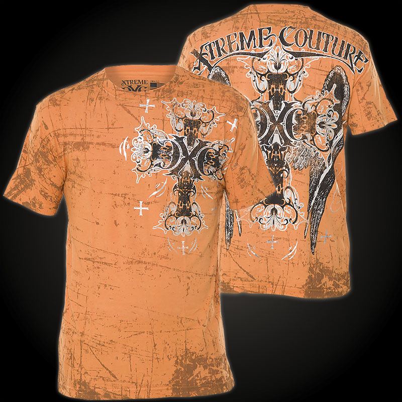 Xtreme Couture by Affliction T-Shirt with a large print and foil