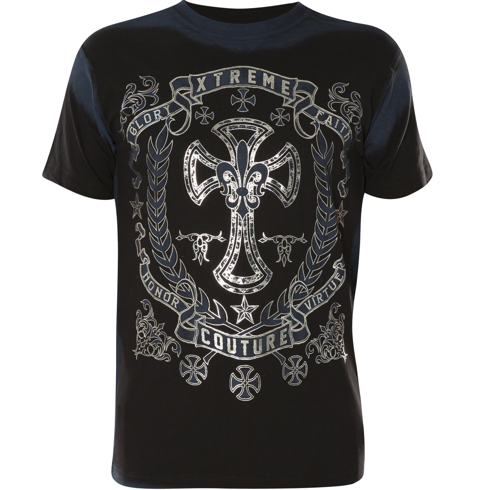 Xtreme Couture T- Shirt Cross Of Steel with a large cross