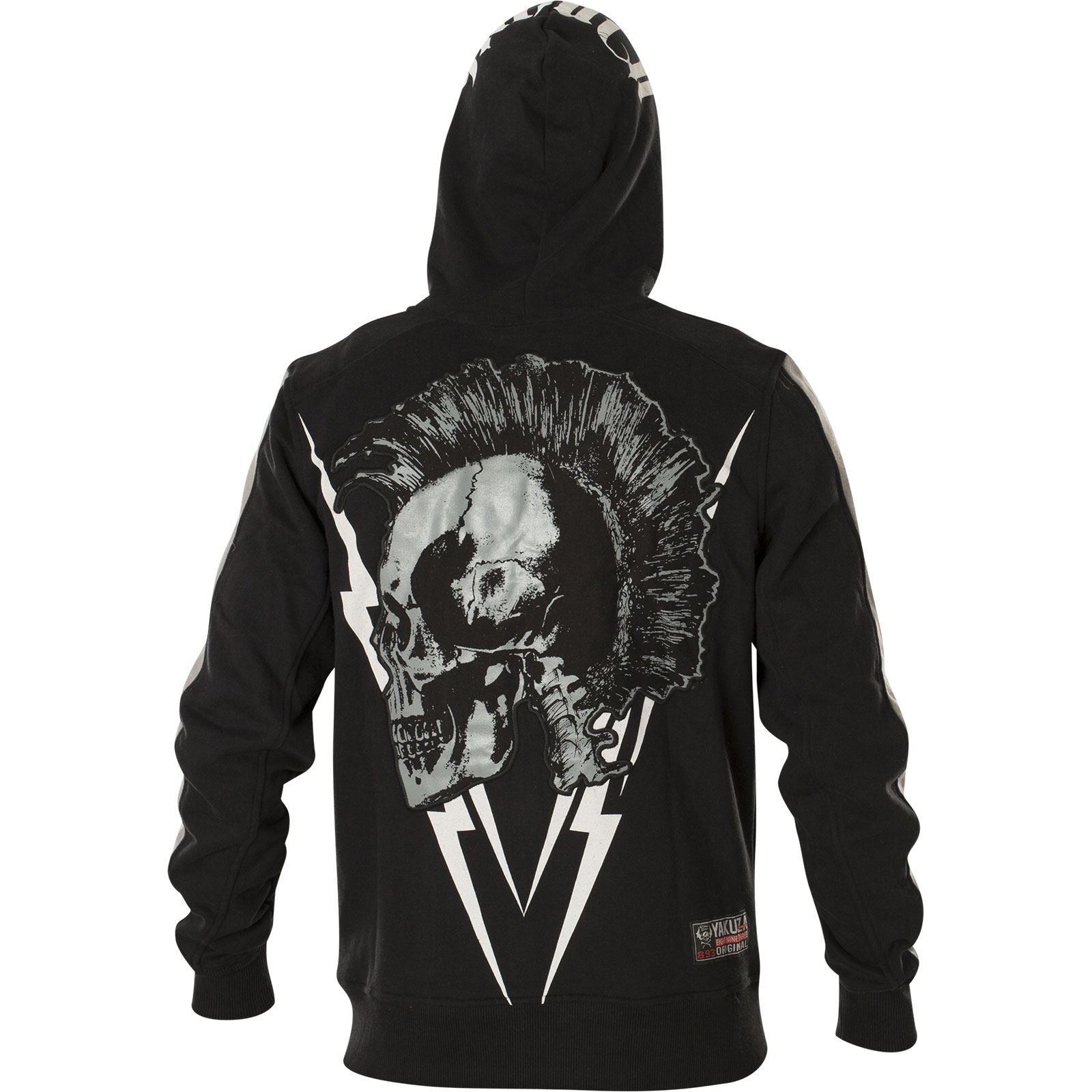 Yakuza Punx Zip Hoodie HZB-11014 with a skull