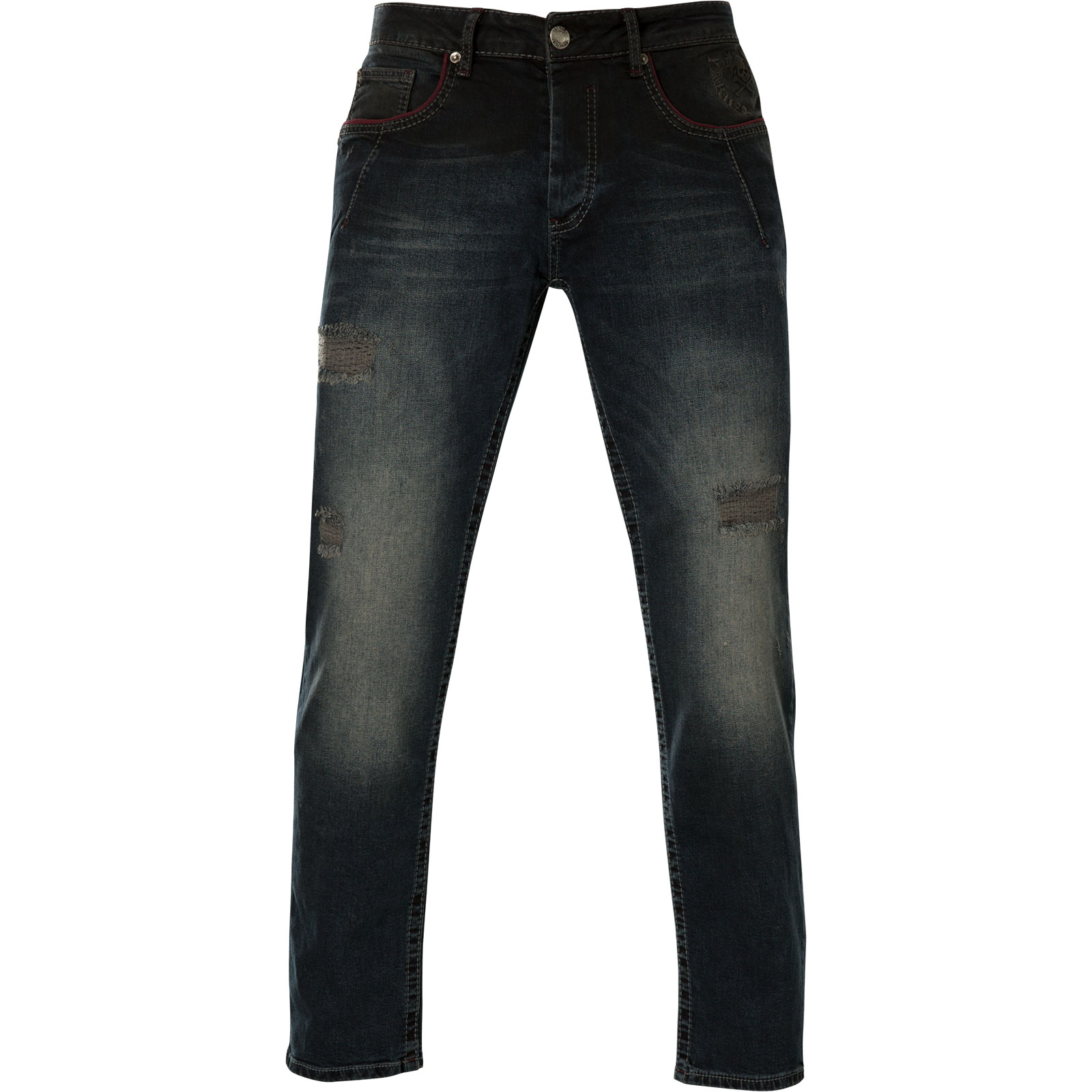 Yakuza Gimp Straight Jeans JEB-15049 with Holes