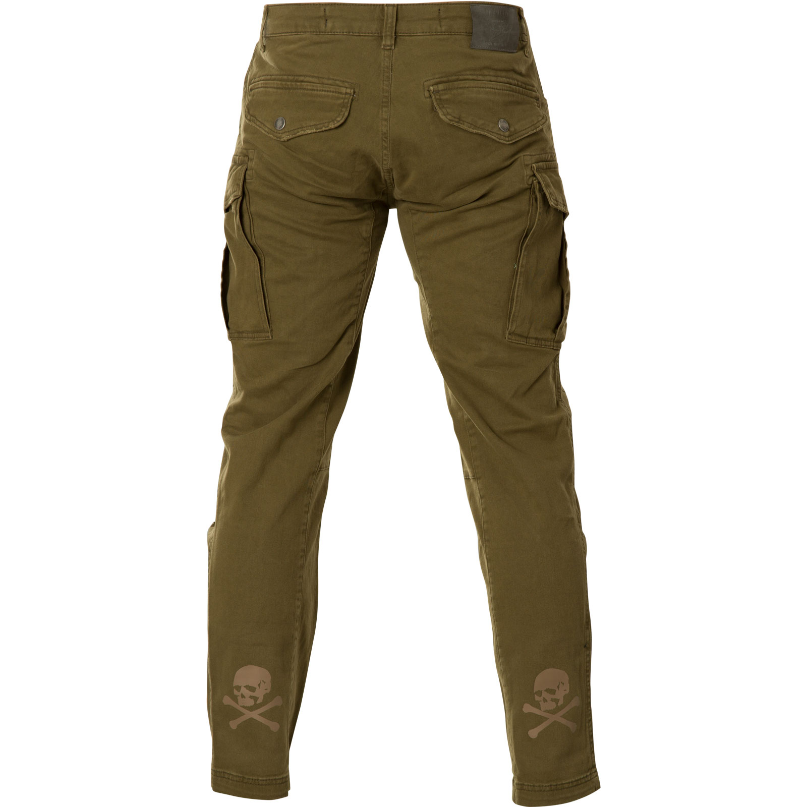 Yakuza Core Cargo Pants CPB-15010 in olive with a small prints