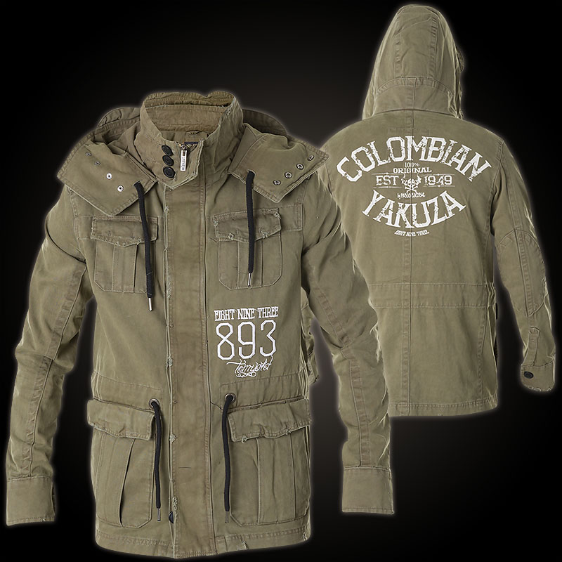 Yakuza Jaket Colombian Military JB-8043 with lettering