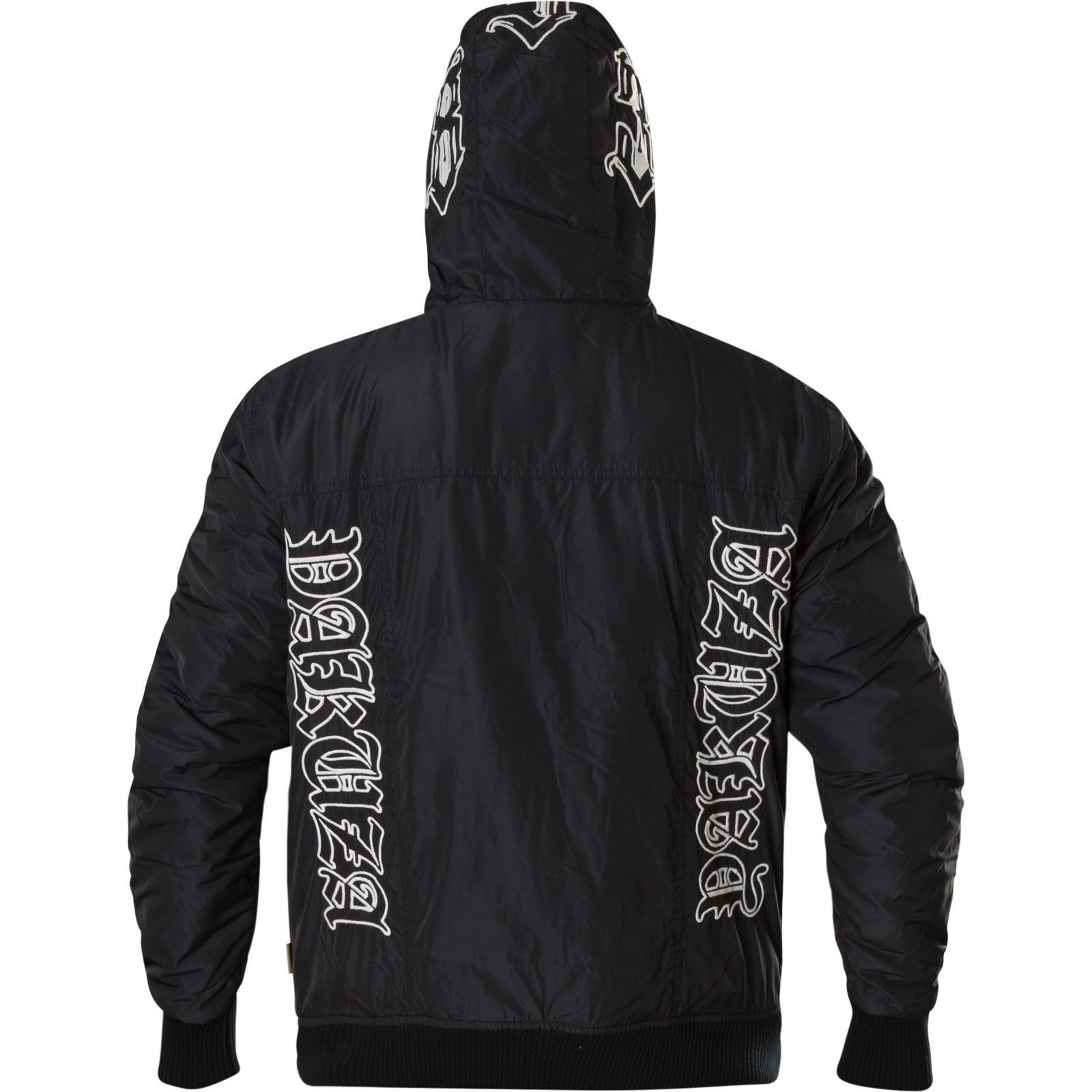 Yakuza 893 Hooded Bomber Jacket JB-12063 with embroidered lettering
