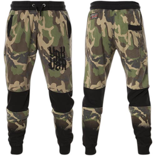 Yakuza Military Jogger JOB-11054 Joggers with embroidering