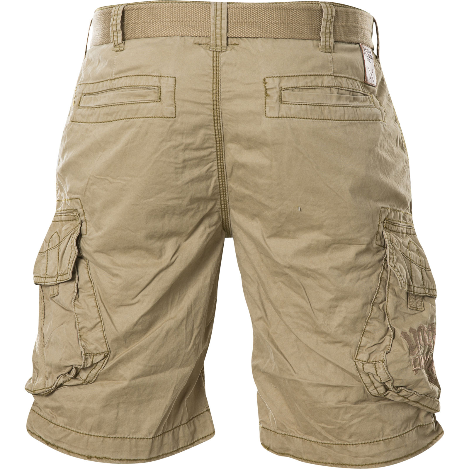 Yakuza Premium Shorts YPSH-2261 in Sand with detailed embroidery